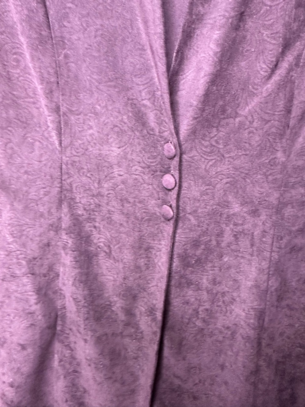 Fashion Bug vintage Deep Plum Stretch Jacket with Matching Shell dress size 8 - Picture 4 of 6
